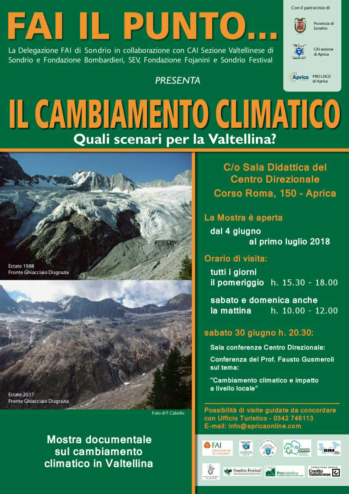 mostra cambiamento climatico