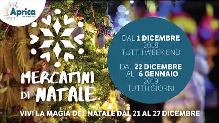 Embedded thumbnail for Aprica villaggio e mercatini di Natale