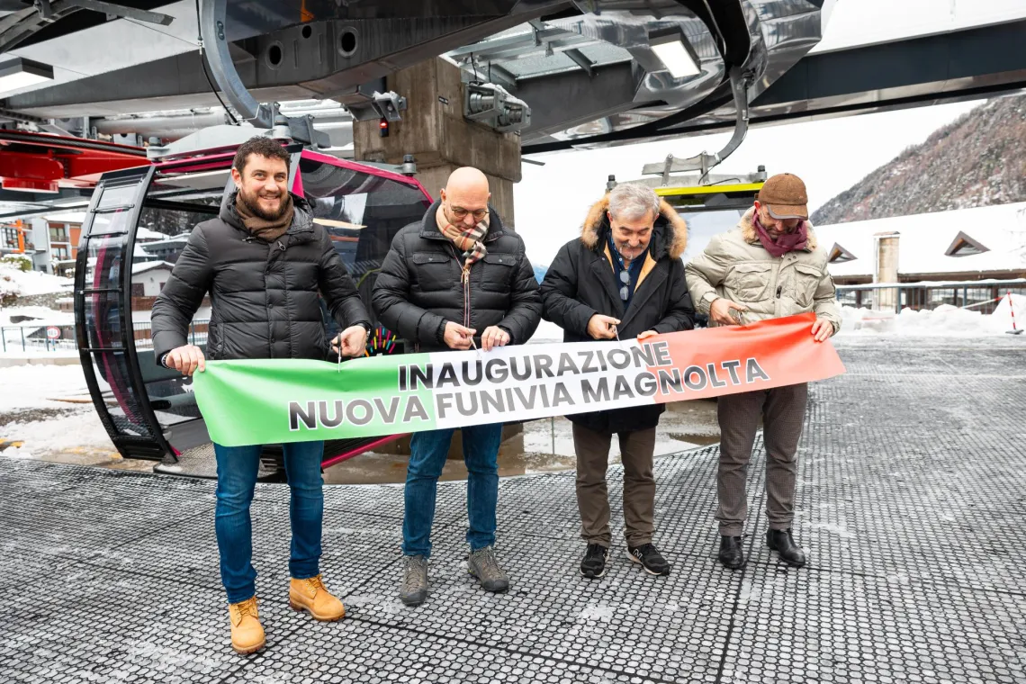 Inaugurazione in Magnolta: aperta la nuova cabinovia!